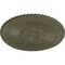 Ekena Millwork Nexus Ceiling Medallion (Fits Canopies up to 2 3/4"), Hand-Painted Painted Turtle, 30"OD x 1 1/4"P CM30NEPTF - alternate 2
